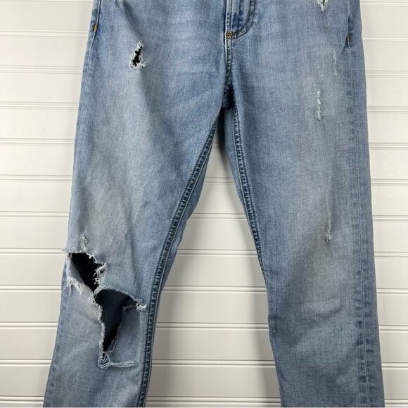 BOYISH Donny High Rise Skinny Jeans West Side Story Blue Light Wash Size W24 - Picture 6 of 13